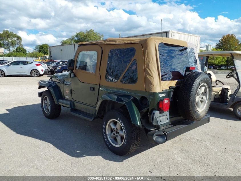 1997 Jeep Wrangler Sahara VIN: 1J4FY49S3VP550414 Lot: 40281702