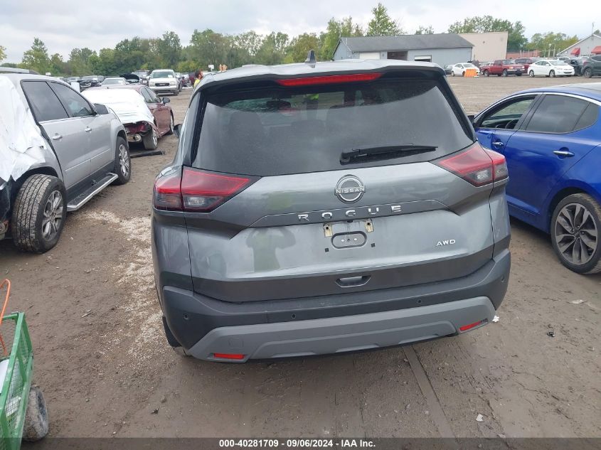 2023 Nissan Rogue S Intelligent Awd VIN: 5N1BT3AB4PC693077 Lot: 40281709