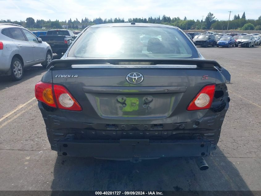 2010 Toyota Corolla S VIN: 1NXBU4EE2AZ196571 Lot: 40281727