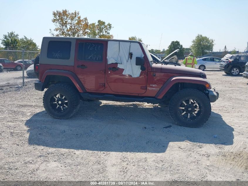 2008 Jeep Wrangler Unlimited Sahara VIN: 1J4GA591X8L537550 Lot: 40281739