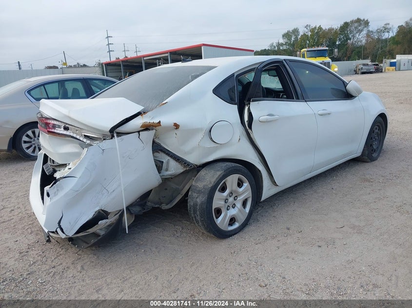 Vin: 1c3cdfaa0ed901871, lot: 40770124, dodge dart se 20144