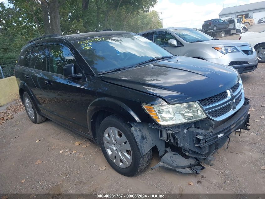 2017 Dodge Journey Se VIN: 3C4PDCABXHT552933 Lot: 40281757