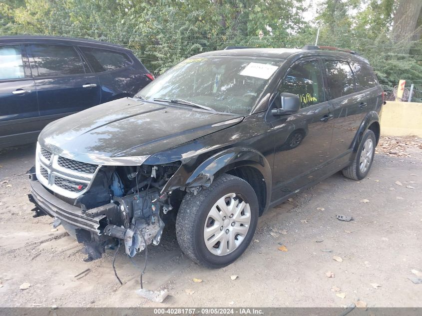 2017 Dodge Journey Se VIN: 3C4PDCABXHT552933 Lot: 40281757