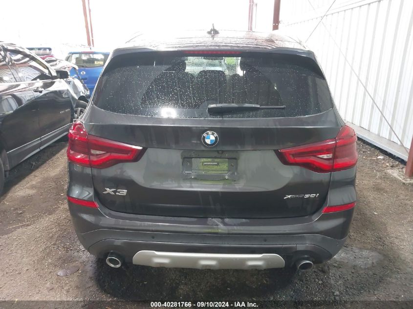 2019 BMW X3 XDRIVE30I - 5UXTR9C59KLP93653