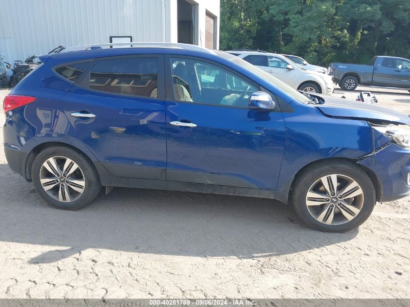 2014 Hyundai Tucson Limited VIN: KM8JUCAG9EU803973 Lot: 40281769