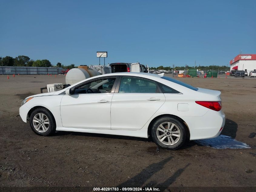 5NPEB4ACXEH884474 2014 Hyundai Sonata Gls