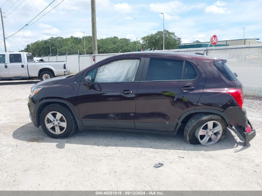 2021 Chevrolet Trax Fwd Ls VIN: KL7CJKSB1MB308242 Lot: 40281819