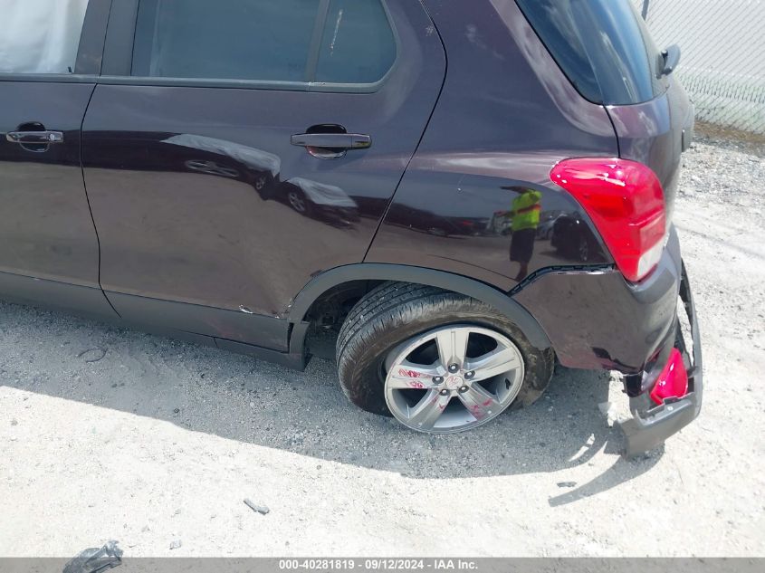 2021 Chevrolet Trax Fwd Ls VIN: KL7CJKSB1MB308242 Lot: 40281819