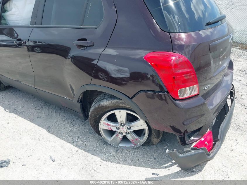 2021 Chevrolet Trax Fwd Ls VIN: KL7CJKSB1MB308242 Lot: 40281819