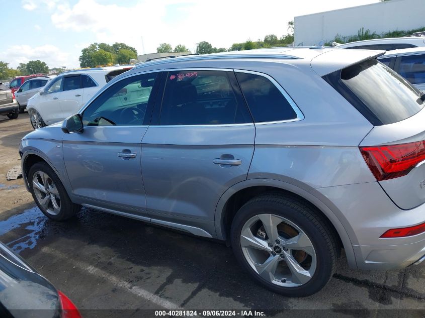 2022 Audi Q5 Premium Plus 45 Tfsi S Line Quattro S Tronic VIN: WA1EAAFY7N2025490 Lot: 40281824