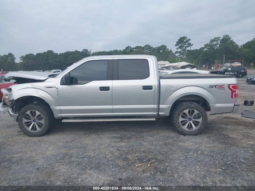 2019 Ford F150 Supercrew VIN: 1FTEW1E50KFC76239 Lot: 40281834