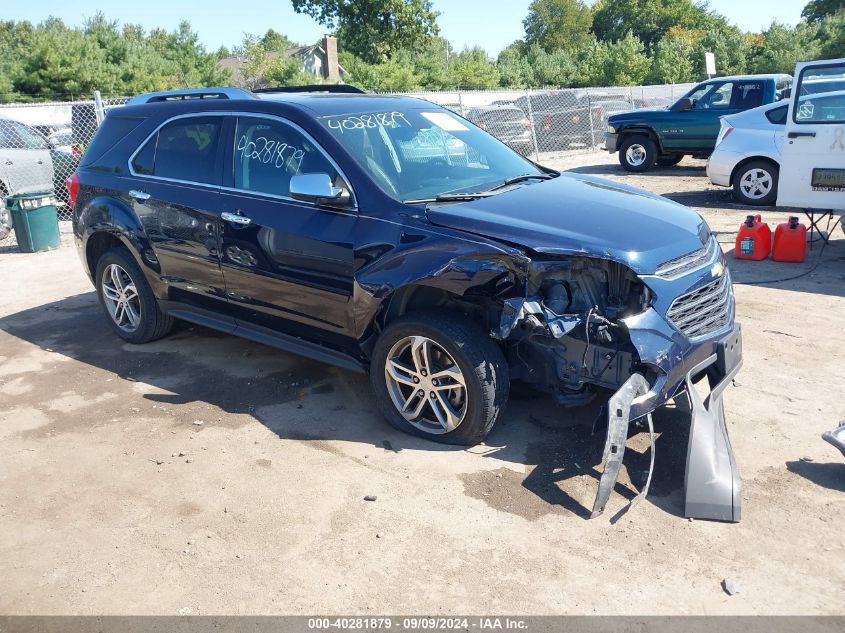 2016 Chevrolet Equinox Ltz VIN: 2GNALDEK7G6345502 Lot: 40281879