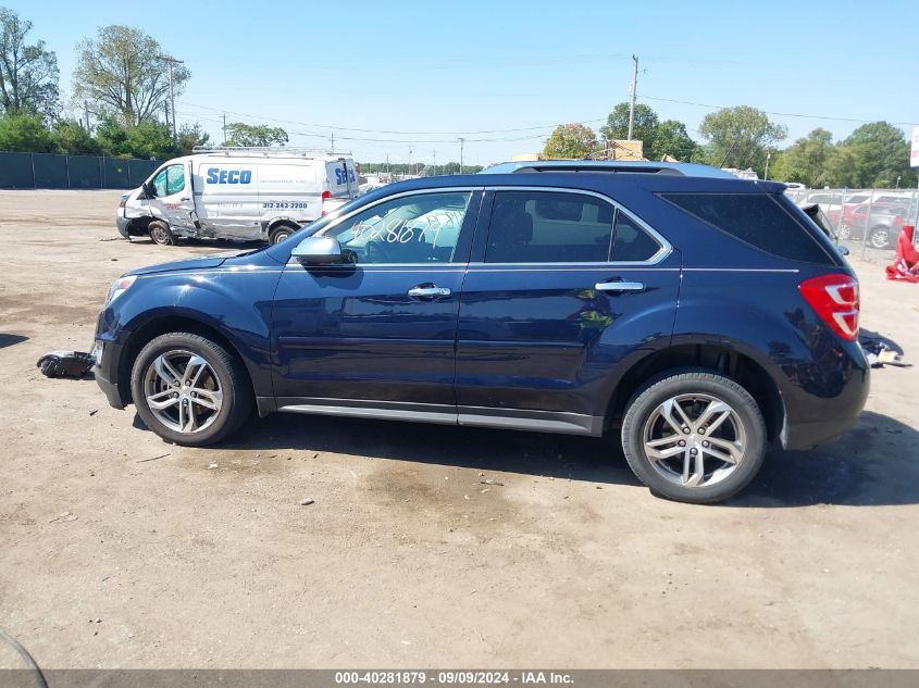 2016 Chevrolet Equinox Ltz VIN: 2GNALDEK7G6345502 Lot: 40281879