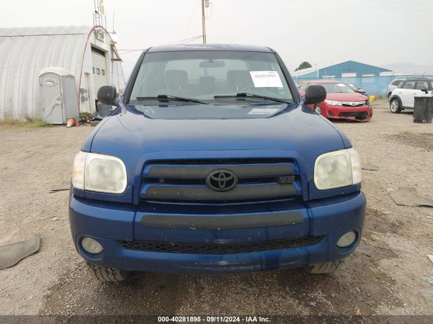 2005 Toyota Tundra Sr5 V8 VIN: 5TBDT44135S487467 Lot: 40281895