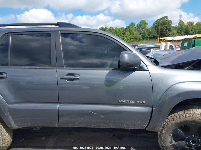 2006 Toyota 4Runner Limited V8 VIN: JTEBT17R960062852 Lot: 40281903