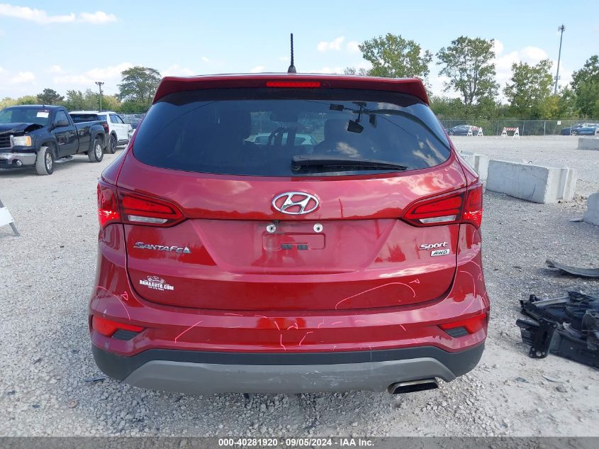 2018 Hyundai Santa Fe Sport 2.4L VIN: 5XYZTDLB4JG541812 Lot: 40281920