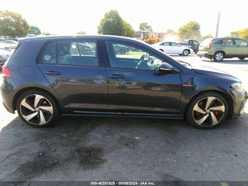 2019 Volkswagen Golf Gti 2.0T Autobahn/2.0T Rabbit Edition/2.0T S/2.0T Se VIN: 3VW5T7AU5KM009927 Lot: 40281928