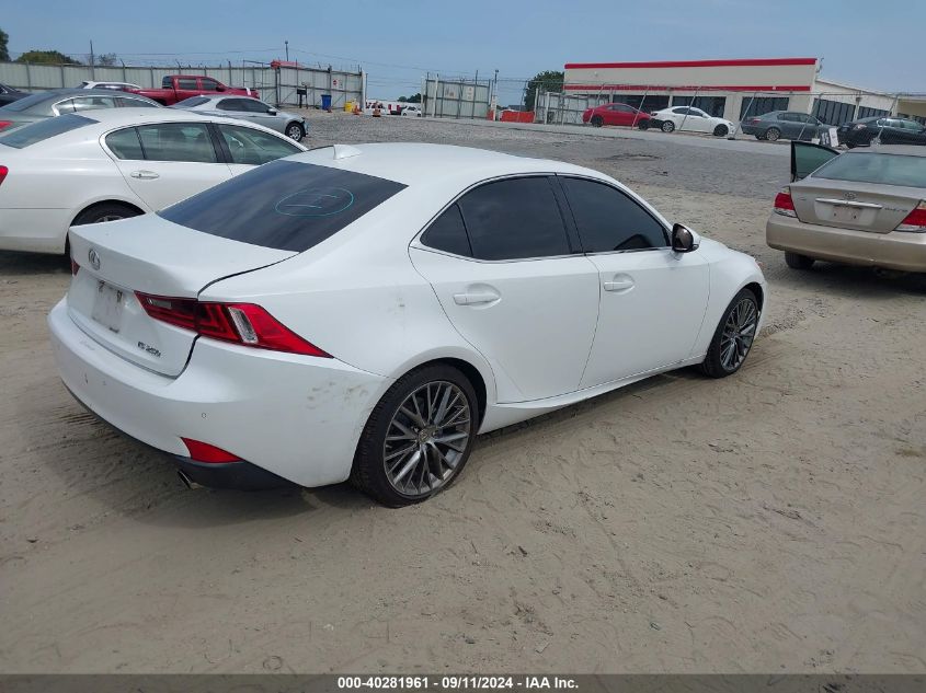 VIN JTHBF1D26F5053790 2015 Lexus IS, 250 no.4