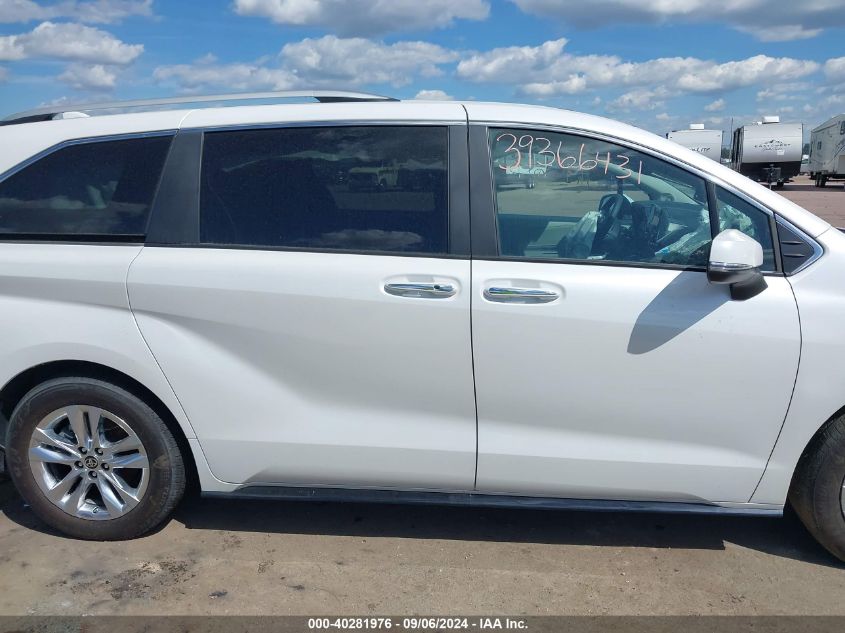 2024 Toyota Sienna Limited VIN: 5TDZSKFC4RS119761 Lot: 40281976