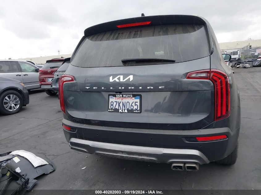 5XYP34HC5NG237273 2022 Kia Telluride Ex