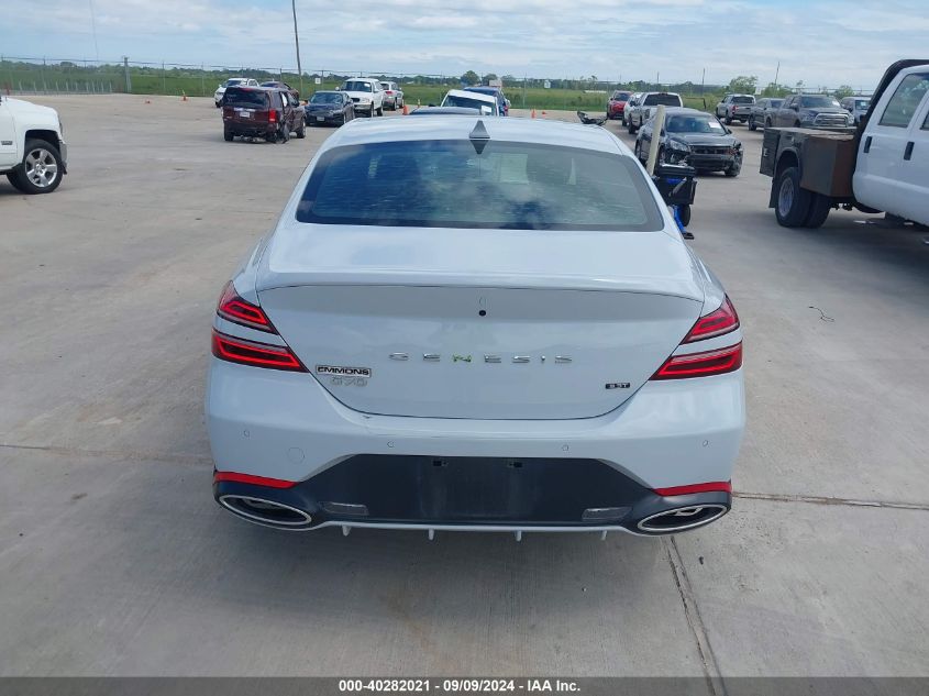 KMTG54TE8NU090305 2022 Genesis G70 3.3T Rwd