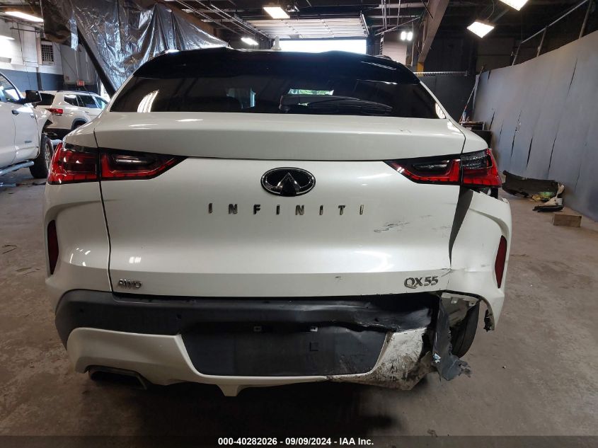 2022 Infiniti Qx55 Luxe Awd VIN: 3PCAJ5J37NF104498 Lot: 40282026