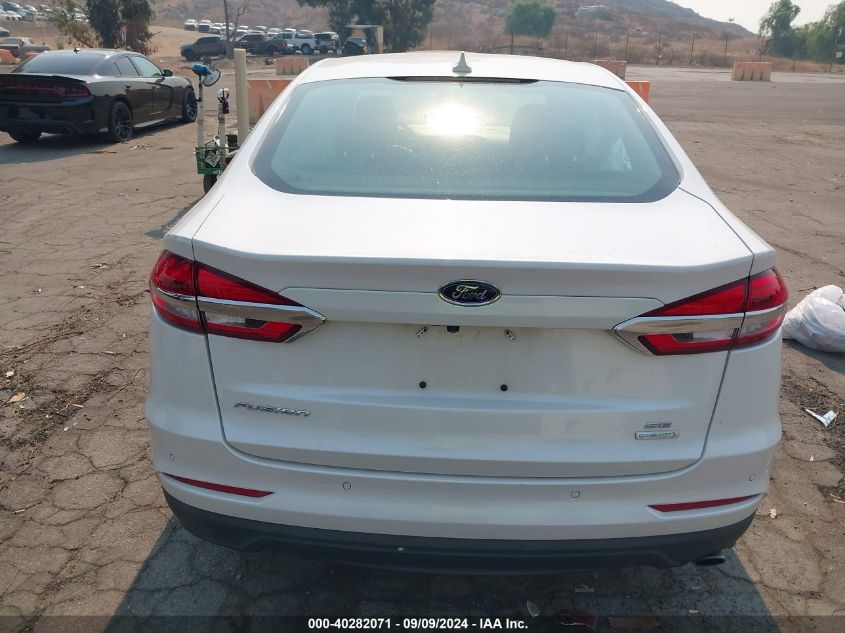 2020 Ford Fusion Se VIN: 3FA6P0HD7LR127450 Lot: 40282071