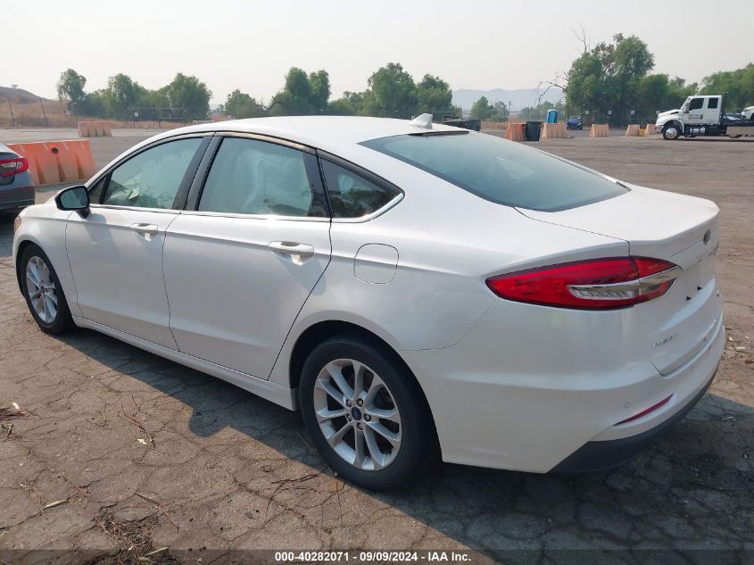 2020 Ford Fusion Se VIN: 3FA6P0HD7LR127450 Lot: 40282071