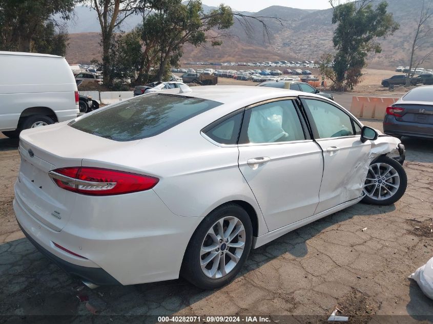 2020 Ford Fusion Se VIN: 3FA6P0HD7LR127450 Lot: 40282071