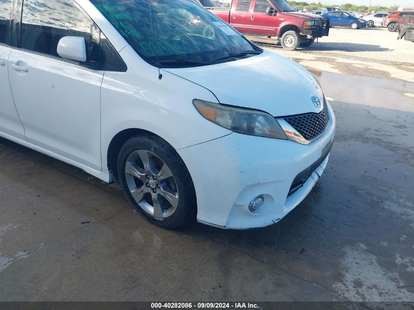 2011 Toyota Sienna Se VIN: 5TDXK3DC7BS033530 Lot: 40282086