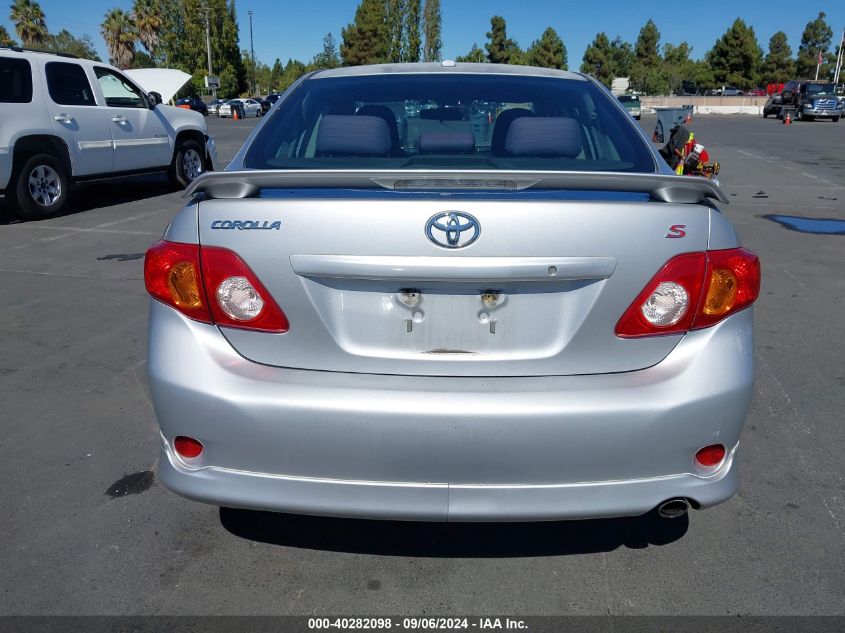 2009 Toyota Corolla S VIN: 1NXBU40E19Z044395 Lot: 40282098