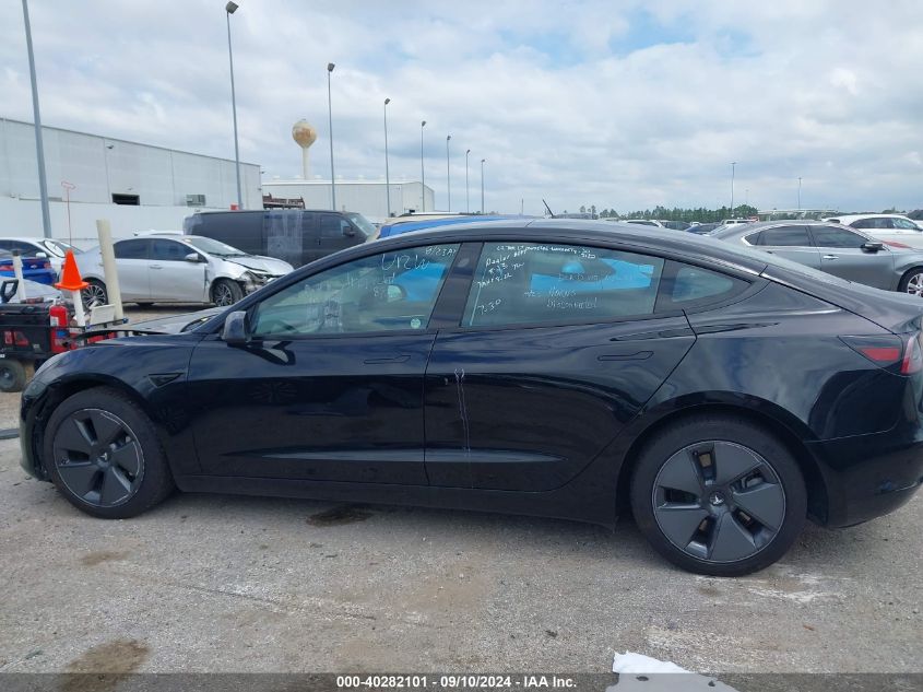 2023 Tesla Model 3 Rear-Wheel Drive VIN: 5YJ3E1EA8PF433812 Lot: 40282101