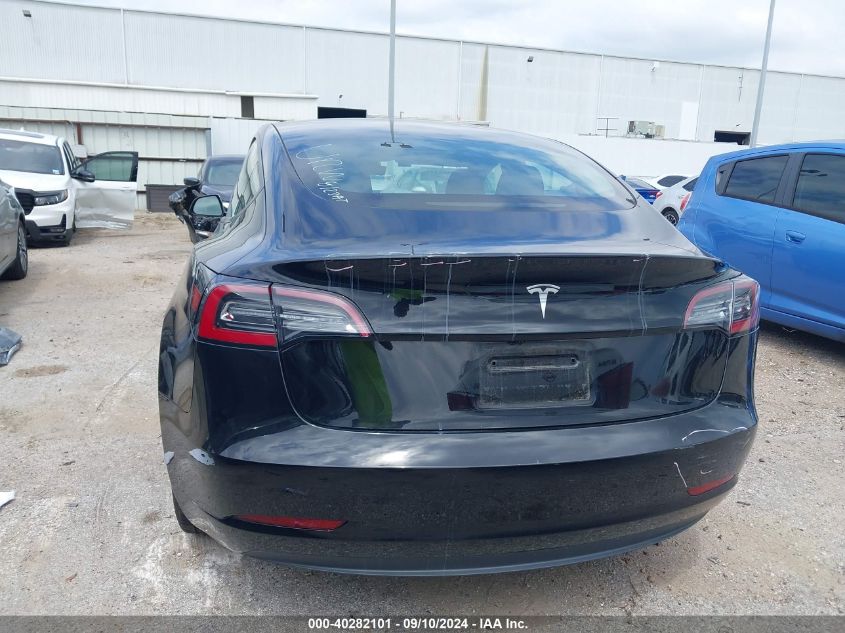 2023 Tesla Model 3 Rear-Wheel Drive VIN: 5YJ3E1EA8PF433812 Lot: 40282101