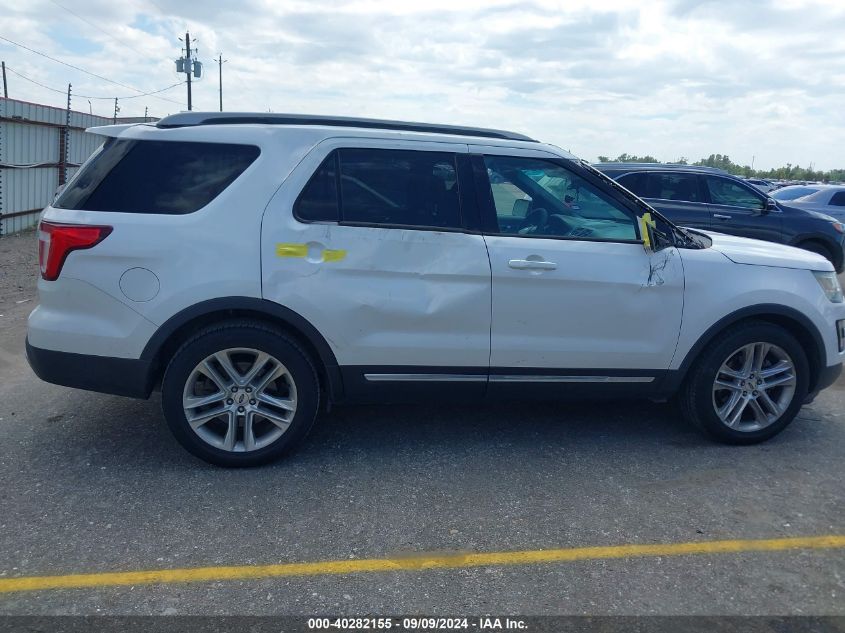 2017 Ford Explorer Xlt VIN: 1FM5K7D81HGA93182 Lot: 40282155