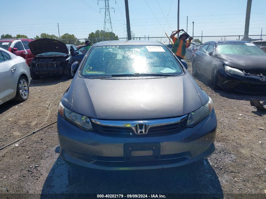 2012 Honda Civic Lx VIN: 19XFB2F53CE092641 Lot: 40282179