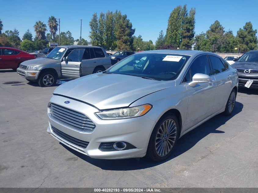 2013 Ford Fusion Titanium VIN: 3FA6P0K90DR184871 Lot: 40282193