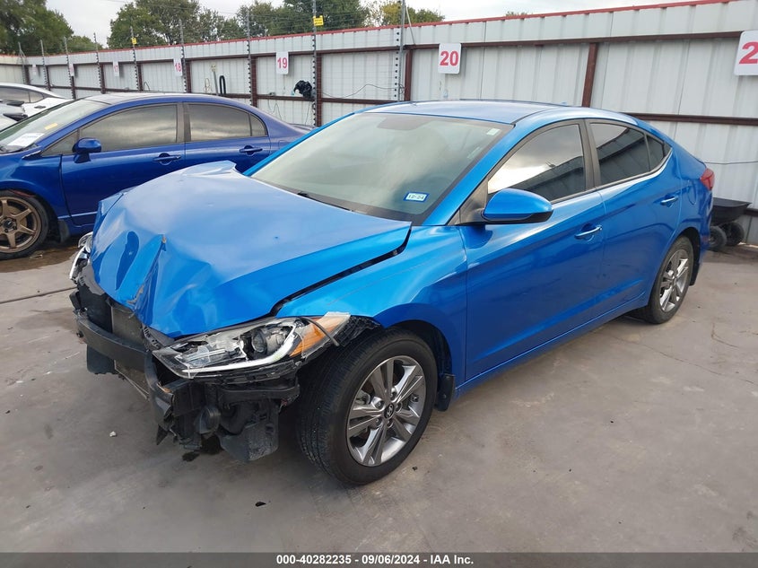 VIN KMHD84LF6HU424705 2017 HYUNDAI ELANTRA SE