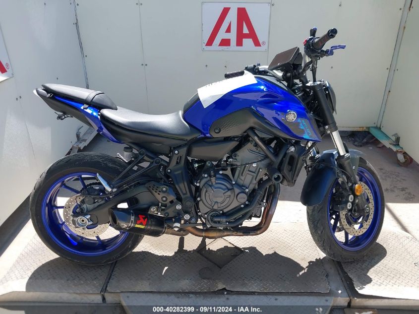 2024 Yamaha Mt07 VIN: JYARM32E6RA008175 Lot: 40282399