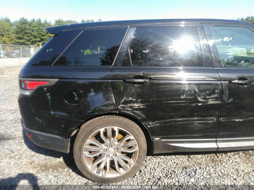 2014 Land Rover Range Rover Sport 5.0L V8 Supercharged VIN: SALWR2TFXEA390465 Lot: 40282443