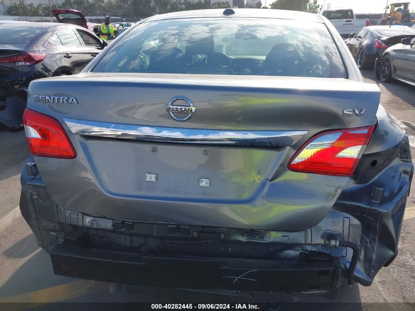 2018 Nissan Sentra Sv VIN: 3N1AB7AP9JY255517 Lot: 40282445