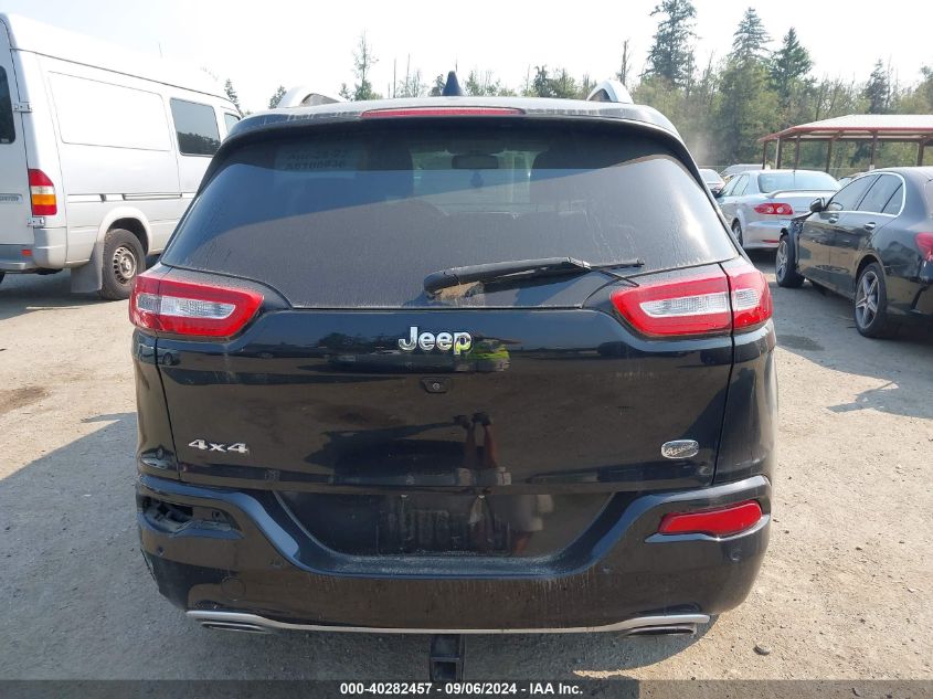 2018 Jeep Cherokee Overland 4X4 VIN: 1C4PJMJX2JD597970 Lot: 40282457