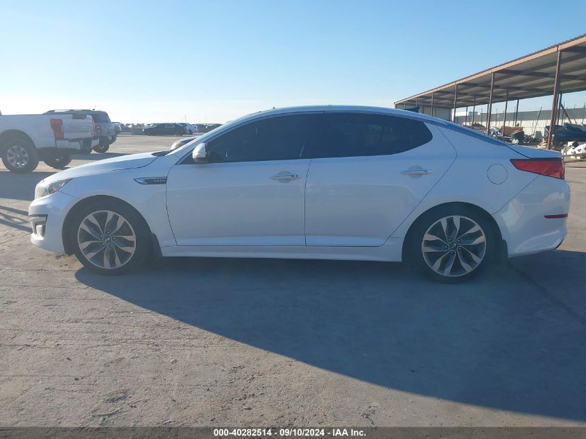 2014 Kia Optima Sx Turbo VIN: 5XXGR4A67EG315396 Lot: 40282514