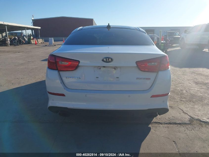 2014 Kia Optima Sx Turbo VIN: 5XXGR4A67EG315396 Lot: 40282514