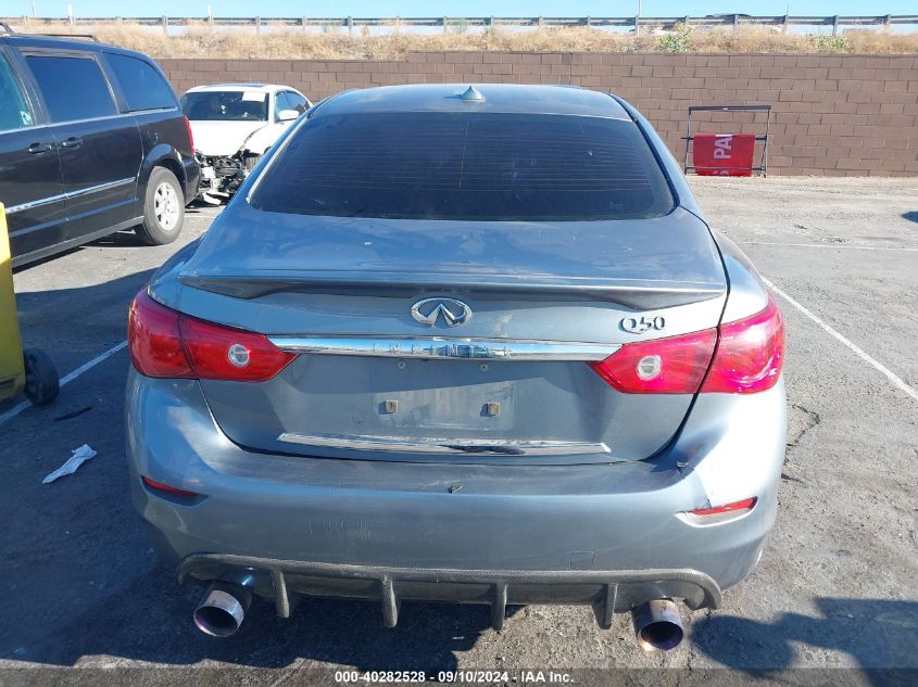 2014 Infiniti Q50 Premium/Sport VIN: JN1BV7AP0EM675932 Lot: 40282528