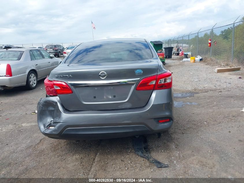 2019 Nissan Sentra S VIN: 3N1AB7AP4KY250744 Lot: 40282530