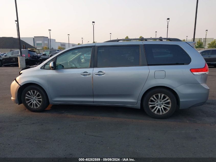 2013 Toyota Sienna Xle V6 8 Passenger VIN: 5TDYK3DC9DS302229 Lot: 40282589