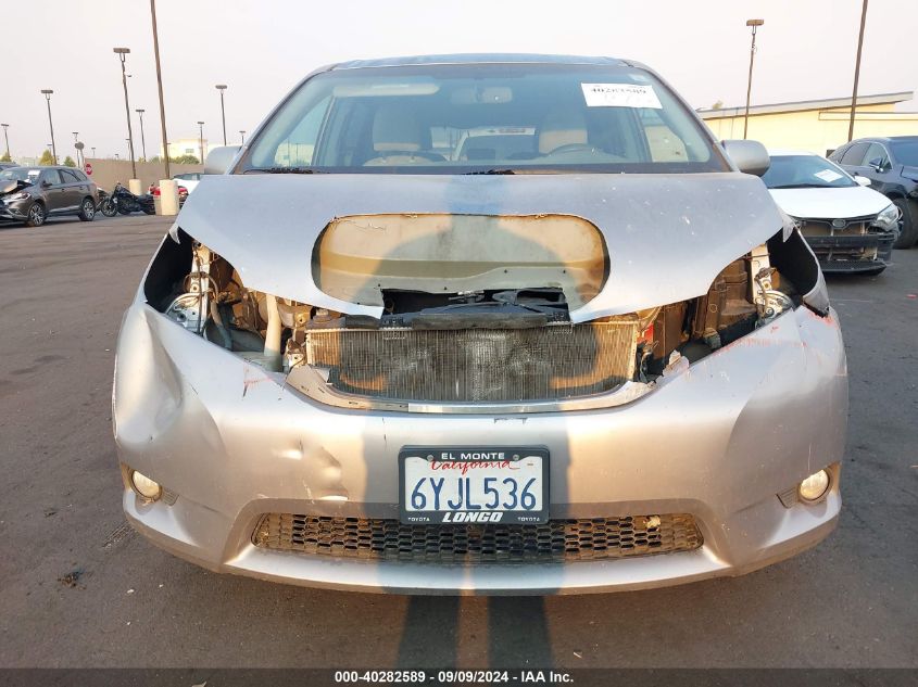 2013 Toyota Sienna Xle V6 8 Passenger VIN: 5TDYK3DC9DS302229 Lot: 40282589