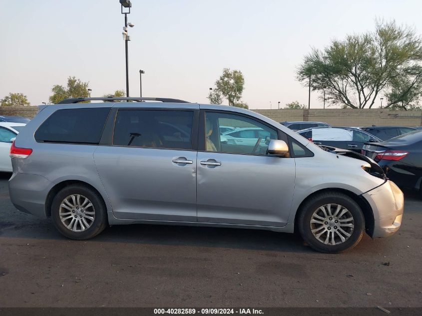 2013 Toyota Sienna Xle V6 8 Passenger VIN: 5TDYK3DC9DS302229 Lot: 40282589