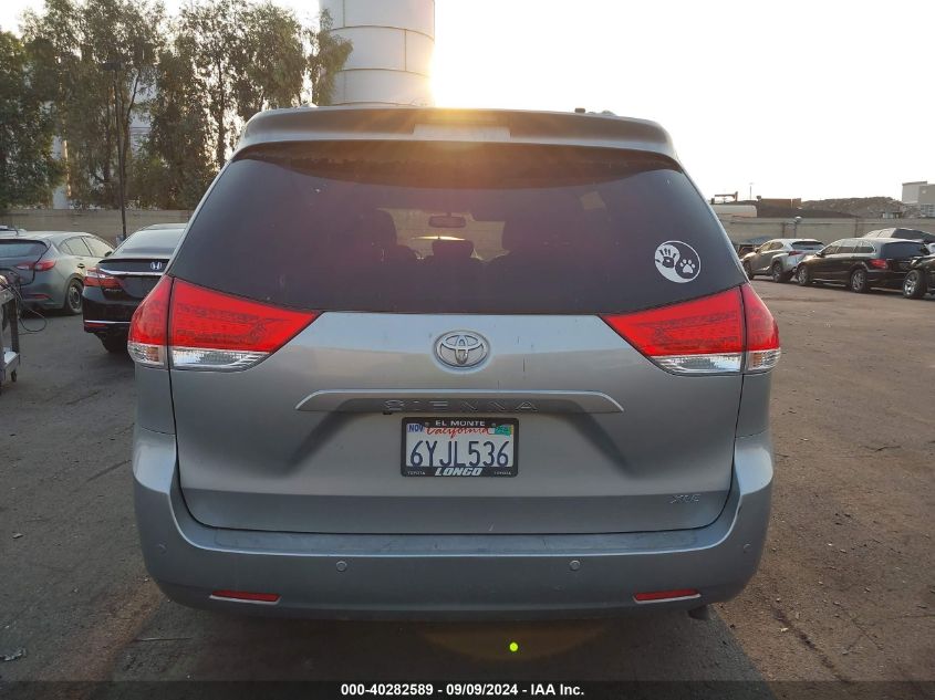 2013 Toyota Sienna Xle V6 8 Passenger VIN: 5TDYK3DC9DS302229 Lot: 40282589