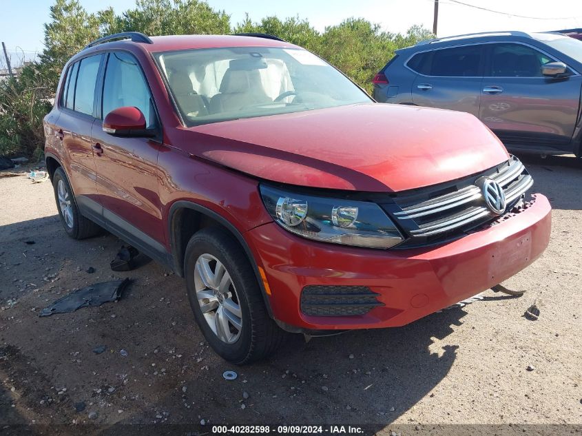 2016 VOLKSWAGEN TIGUAN S - WVGAV7AX0GW040155